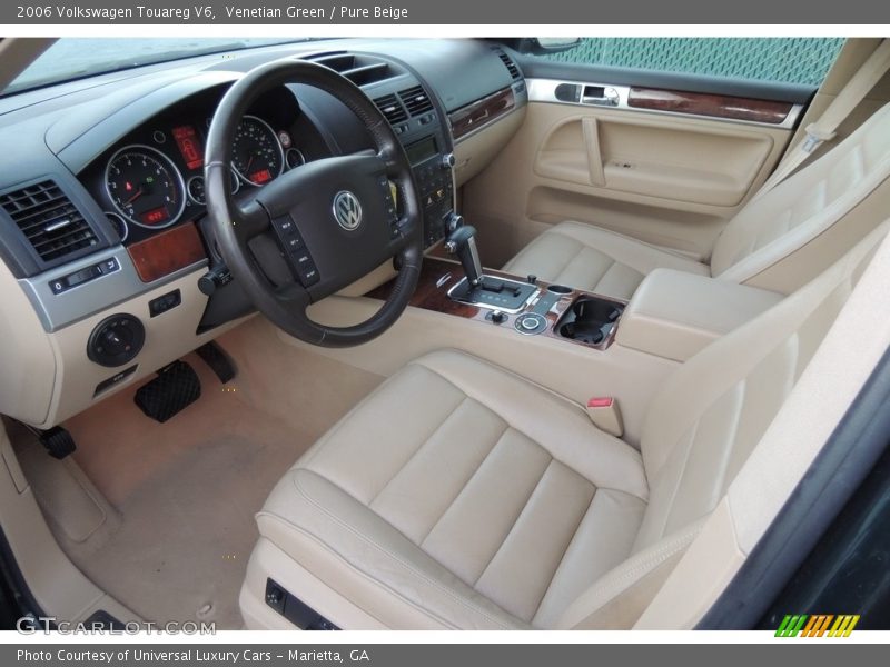 Venetian Green / Pure Beige 2006 Volkswagen Touareg V6