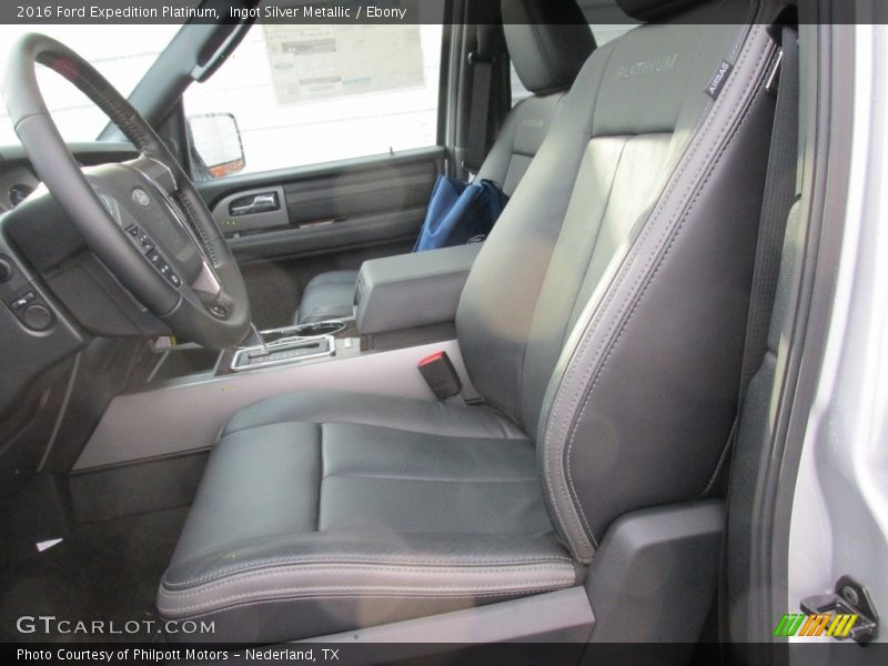 Ingot Silver Metallic / Ebony 2016 Ford Expedition Platinum