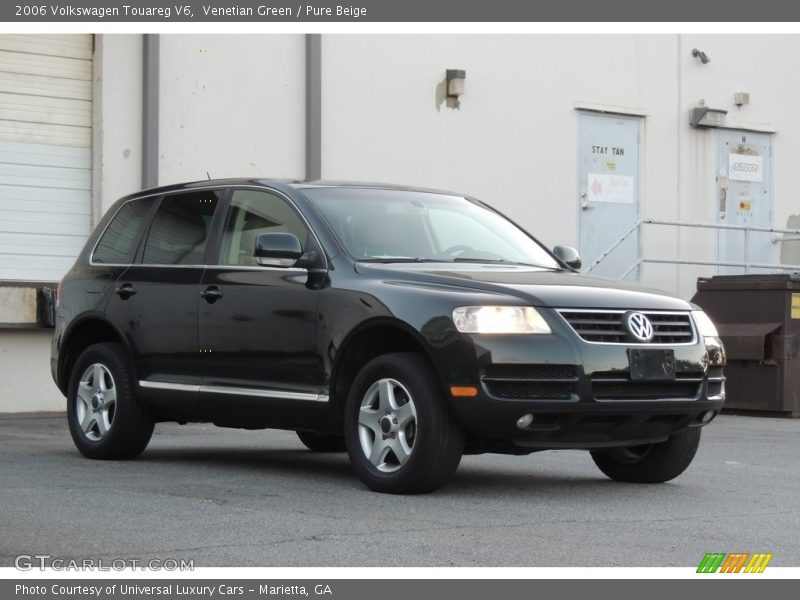 Venetian Green / Pure Beige 2006 Volkswagen Touareg V6