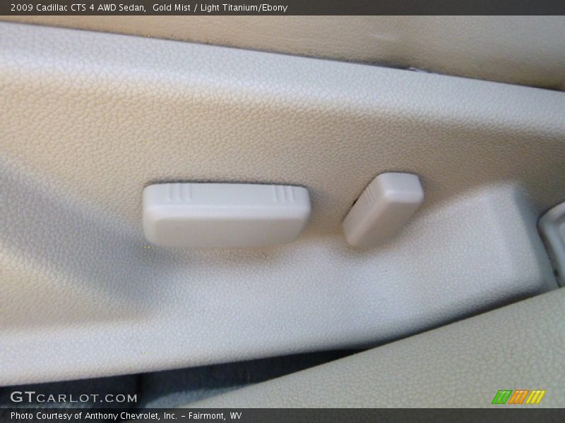 Gold Mist / Light Titanium/Ebony 2009 Cadillac CTS 4 AWD Sedan
