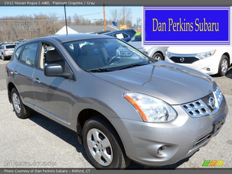 Platinum Graphite / Gray 2012 Nissan Rogue S AWD