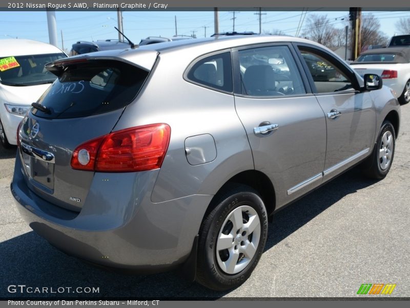 Platinum Graphite / Gray 2012 Nissan Rogue S AWD