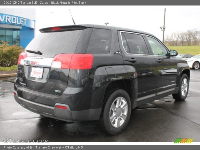 Carbon Black Metallic / Jet Black 2012 GMC Terrain SLE