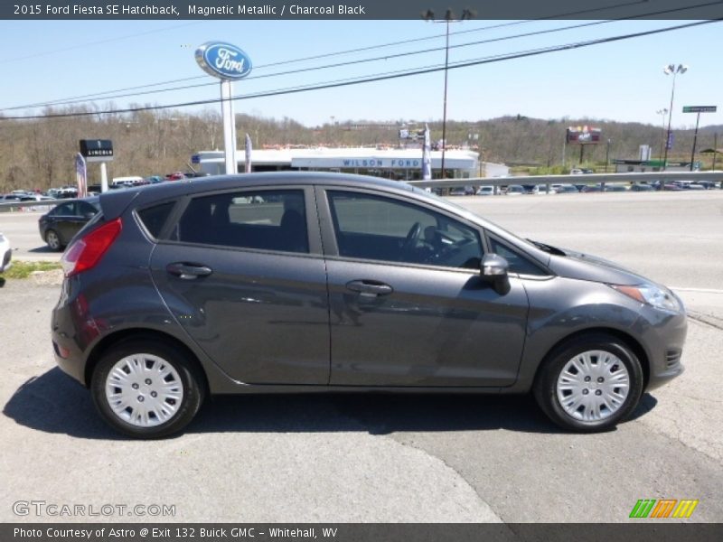 Magnetic Metallic / Charcoal Black 2015 Ford Fiesta SE Hatchback