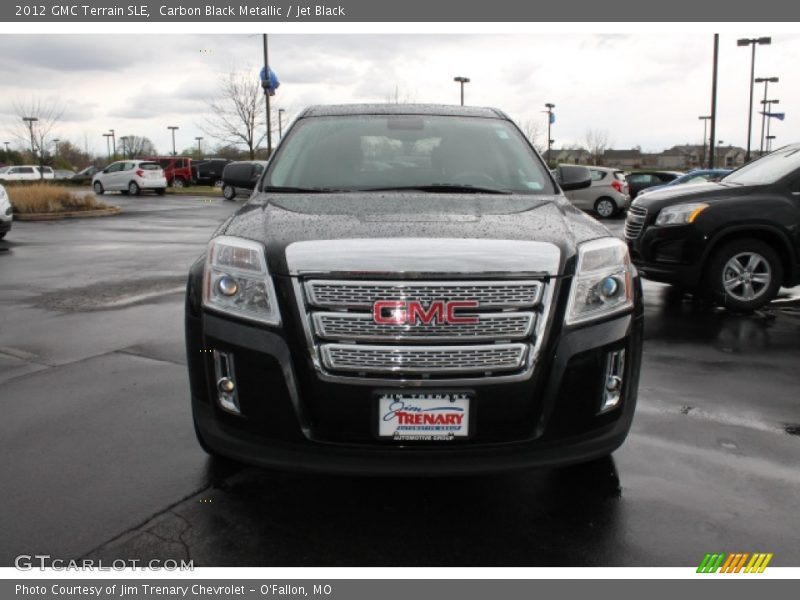 Carbon Black Metallic / Jet Black 2012 GMC Terrain SLE