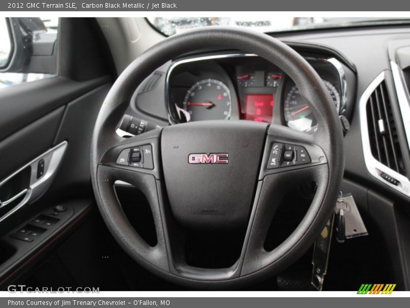 Carbon Black Metallic / Jet Black 2012 GMC Terrain SLE