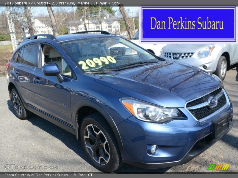 Marine Blue Pearl / Ivory 2013 Subaru XV Crosstrek 2.0 Premium