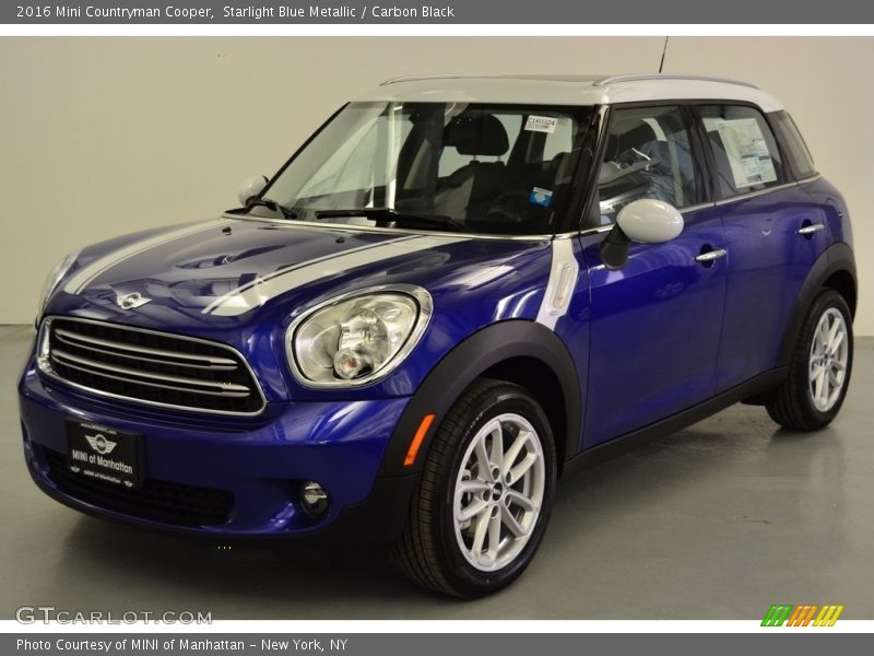 Starlight Blue Metallic / Carbon Black 2016 Mini Countryman Cooper