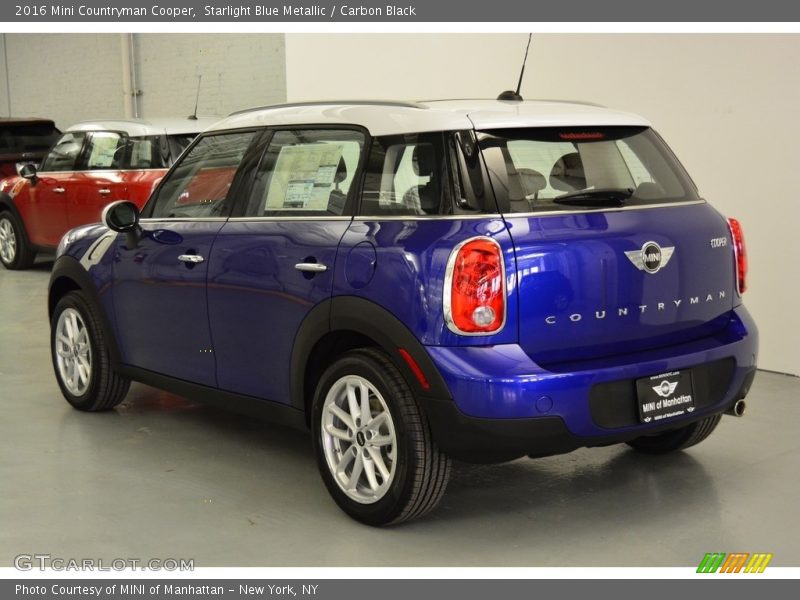 Starlight Blue Metallic / Carbon Black 2016 Mini Countryman Cooper