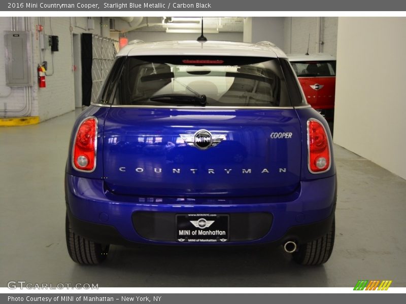 Starlight Blue Metallic / Carbon Black 2016 Mini Countryman Cooper