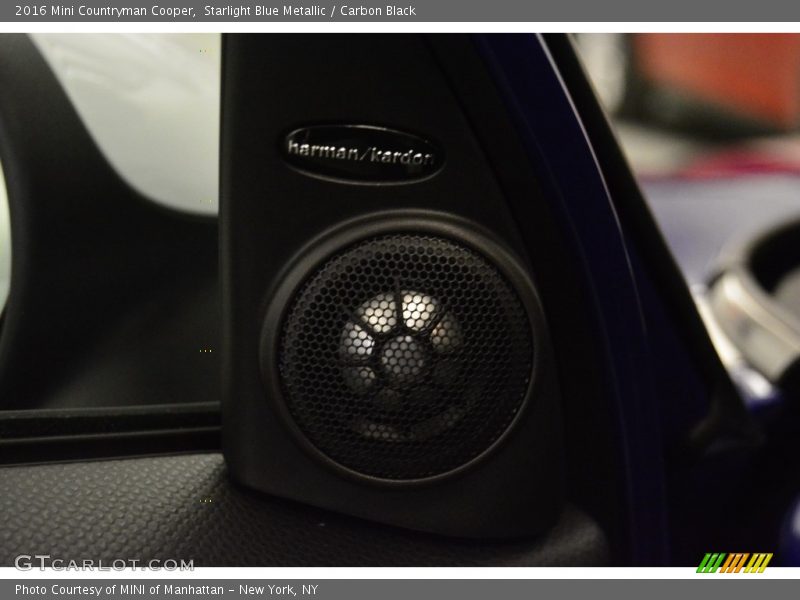 Starlight Blue Metallic / Carbon Black 2016 Mini Countryman Cooper
