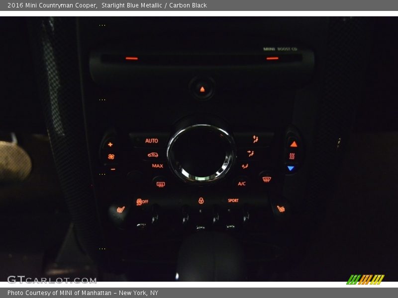 Starlight Blue Metallic / Carbon Black 2016 Mini Countryman Cooper
