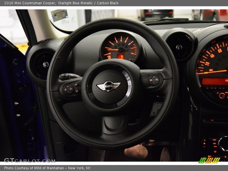 Starlight Blue Metallic / Carbon Black 2016 Mini Countryman Cooper