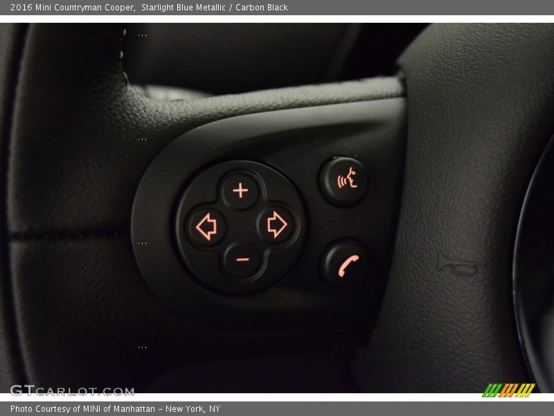 Starlight Blue Metallic / Carbon Black 2016 Mini Countryman Cooper