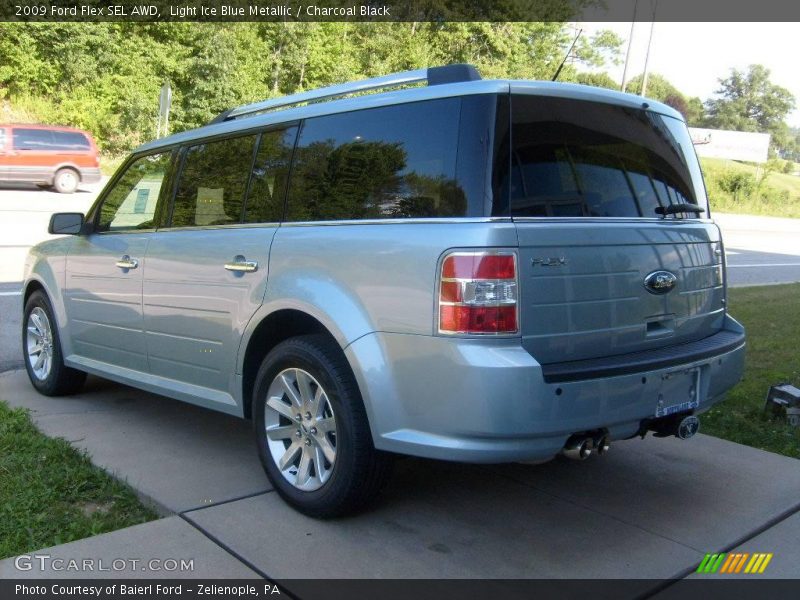 Light Ice Blue Metallic / Charcoal Black 2009 Ford Flex SEL AWD