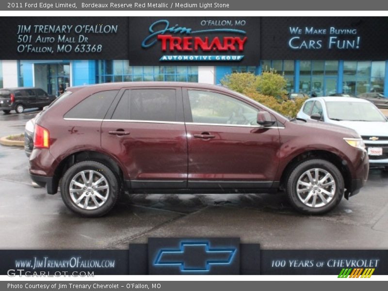 Bordeaux Reserve Red Metallic / Medium Light Stone 2011 Ford Edge Limited