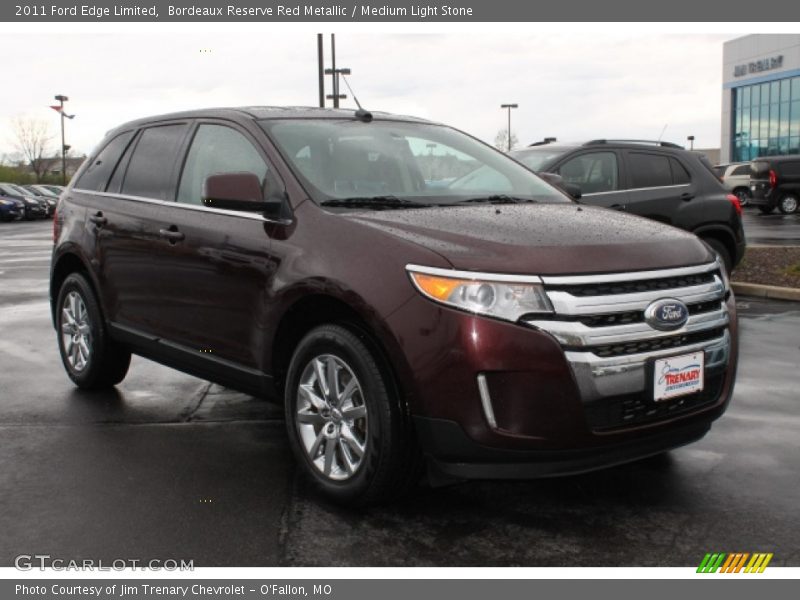 Bordeaux Reserve Red Metallic / Medium Light Stone 2011 Ford Edge Limited