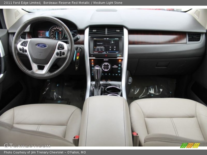 Bordeaux Reserve Red Metallic / Medium Light Stone 2011 Ford Edge Limited