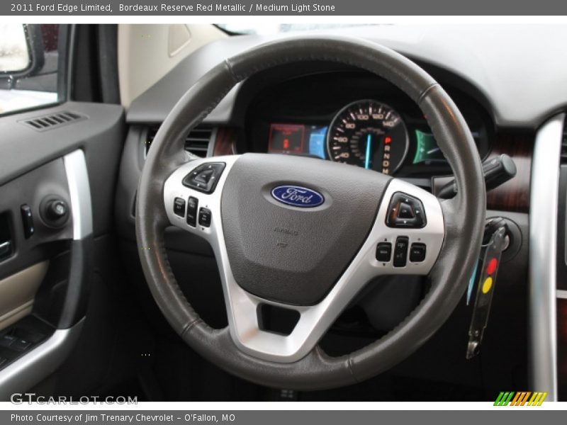 Bordeaux Reserve Red Metallic / Medium Light Stone 2011 Ford Edge Limited