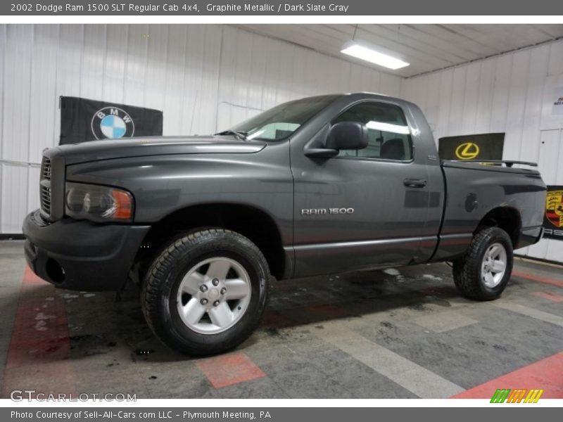 Graphite Metallic / Dark Slate Gray 2002 Dodge Ram 1500 SLT Regular Cab 4x4