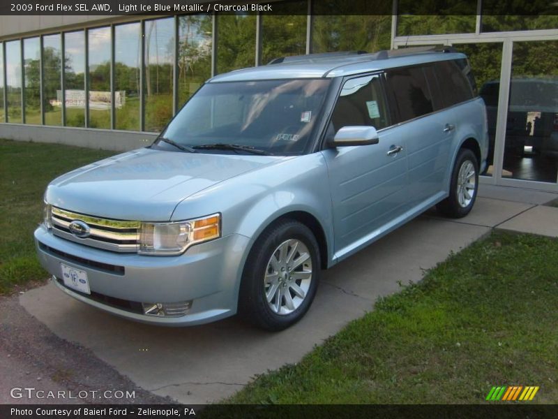 Light Ice Blue Metallic / Charcoal Black 2009 Ford Flex SEL AWD