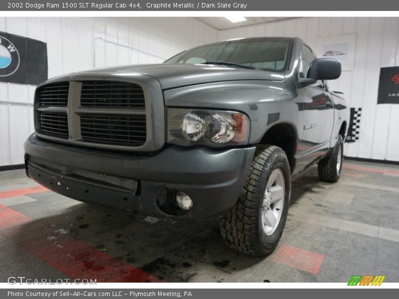 Graphite Metallic / Dark Slate Gray 2002 Dodge Ram 1500 SLT Regular Cab 4x4
