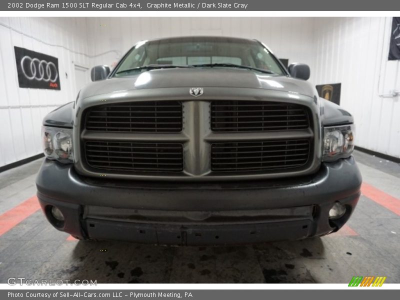 Graphite Metallic / Dark Slate Gray 2002 Dodge Ram 1500 SLT Regular Cab 4x4