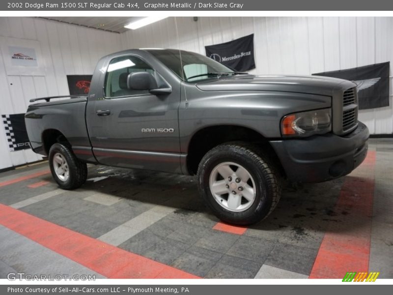 Graphite Metallic / Dark Slate Gray 2002 Dodge Ram 1500 SLT Regular Cab 4x4