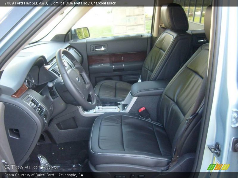 Light Ice Blue Metallic / Charcoal Black 2009 Ford Flex SEL AWD