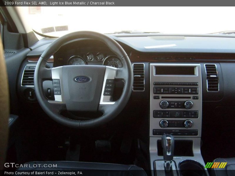 Light Ice Blue Metallic / Charcoal Black 2009 Ford Flex SEL AWD