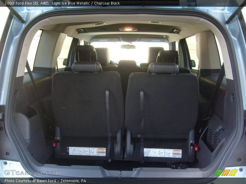 Light Ice Blue Metallic / Charcoal Black 2009 Ford Flex SEL AWD