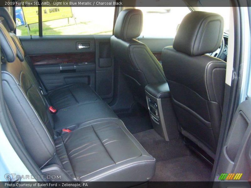 Light Ice Blue Metallic / Charcoal Black 2009 Ford Flex SEL AWD