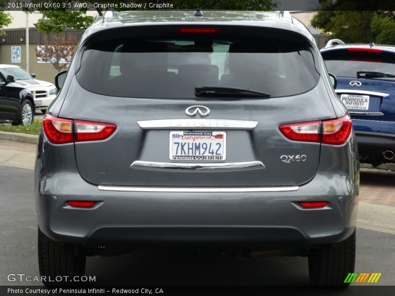 Graphite Shadow / Graphite 2015 Infiniti QX60 3.5 AWD