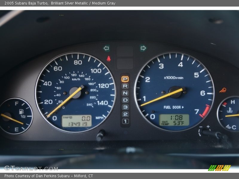 Brilliant Silver Metallic / Medium Gray 2005 Subaru Baja Turbo