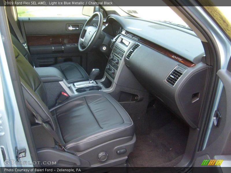 Light Ice Blue Metallic / Charcoal Black 2009 Ford Flex SEL AWD