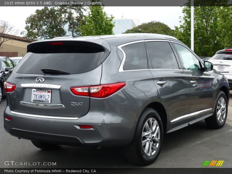 Graphite Shadow / Graphite 2015 Infiniti QX60 3.5 AWD