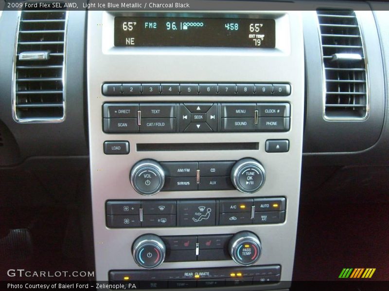 Light Ice Blue Metallic / Charcoal Black 2009 Ford Flex SEL AWD