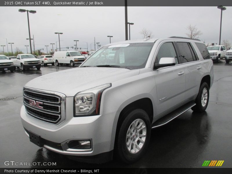 Quicksilver Metallic / Jet Black 2015 GMC Yukon SLT 4WD