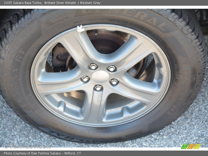 Brilliant Silver Metallic / Medium Gray 2005 Subaru Baja Turbo