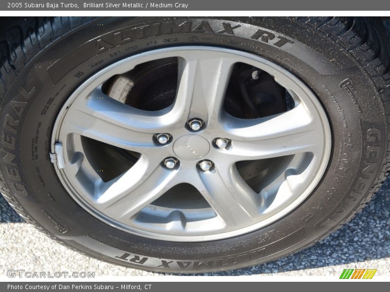 Brilliant Silver Metallic / Medium Gray 2005 Subaru Baja Turbo