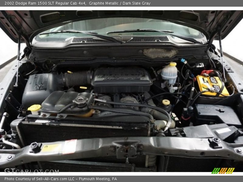 Graphite Metallic / Dark Slate Gray 2002 Dodge Ram 1500 SLT Regular Cab 4x4