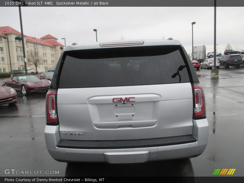 Quicksilver Metallic / Jet Black 2015 GMC Yukon SLT 4WD