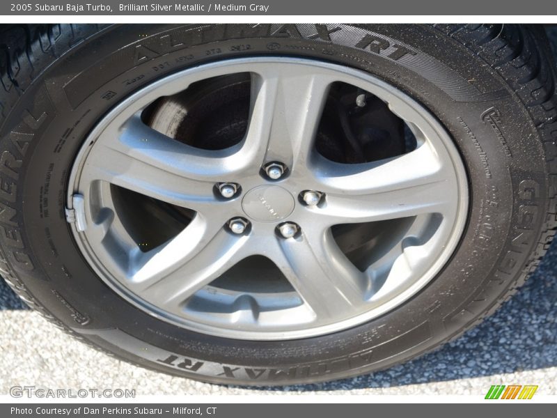 Brilliant Silver Metallic / Medium Gray 2005 Subaru Baja Turbo