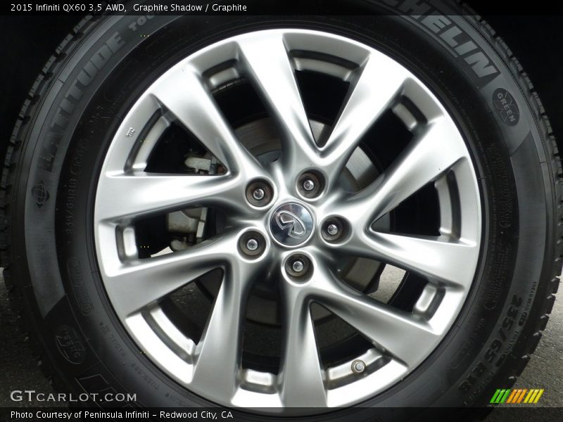 Graphite Shadow / Graphite 2015 Infiniti QX60 3.5 AWD