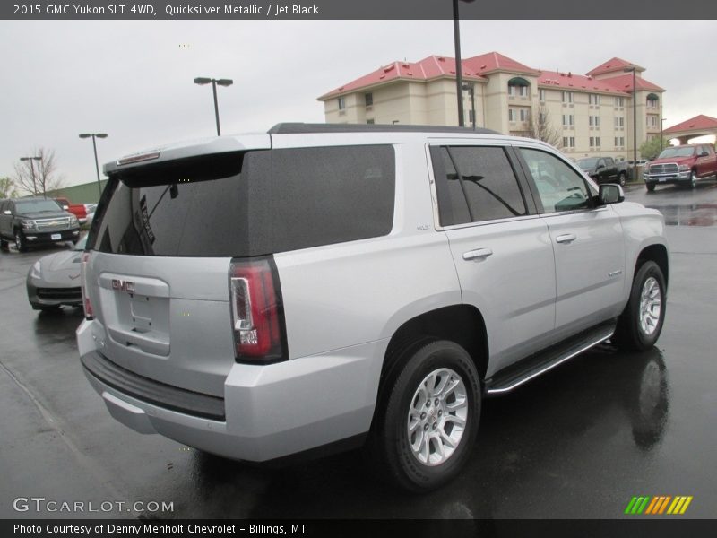 Quicksilver Metallic / Jet Black 2015 GMC Yukon SLT 4WD