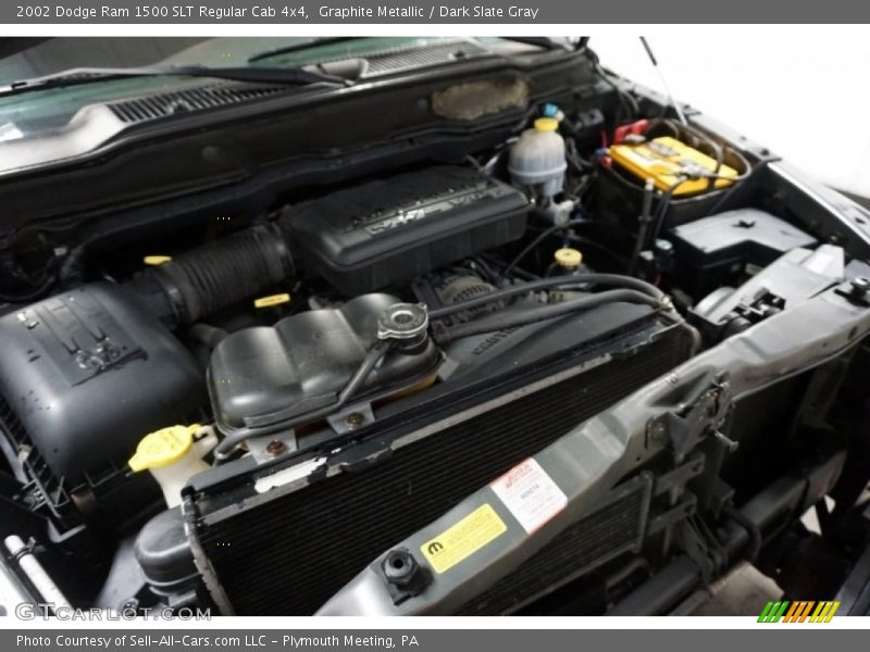 Graphite Metallic / Dark Slate Gray 2002 Dodge Ram 1500 SLT Regular Cab 4x4