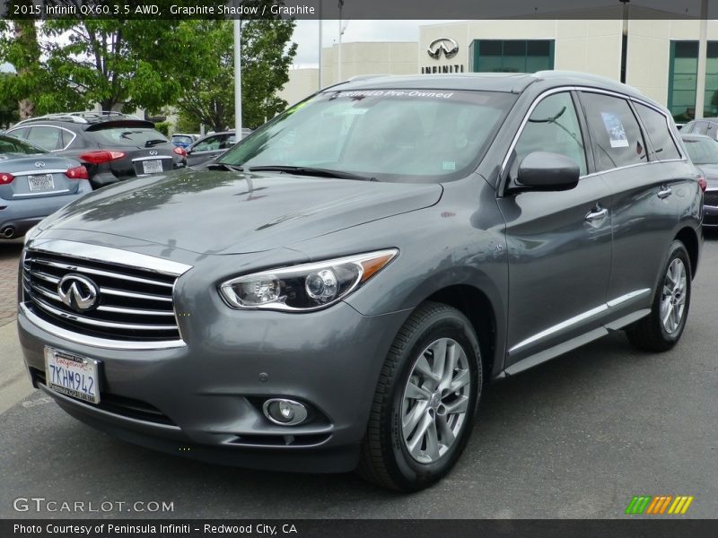 Graphite Shadow / Graphite 2015 Infiniti QX60 3.5 AWD