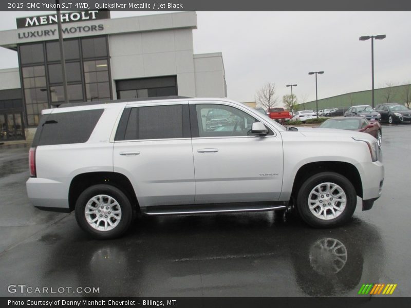Quicksilver Metallic / Jet Black 2015 GMC Yukon SLT 4WD