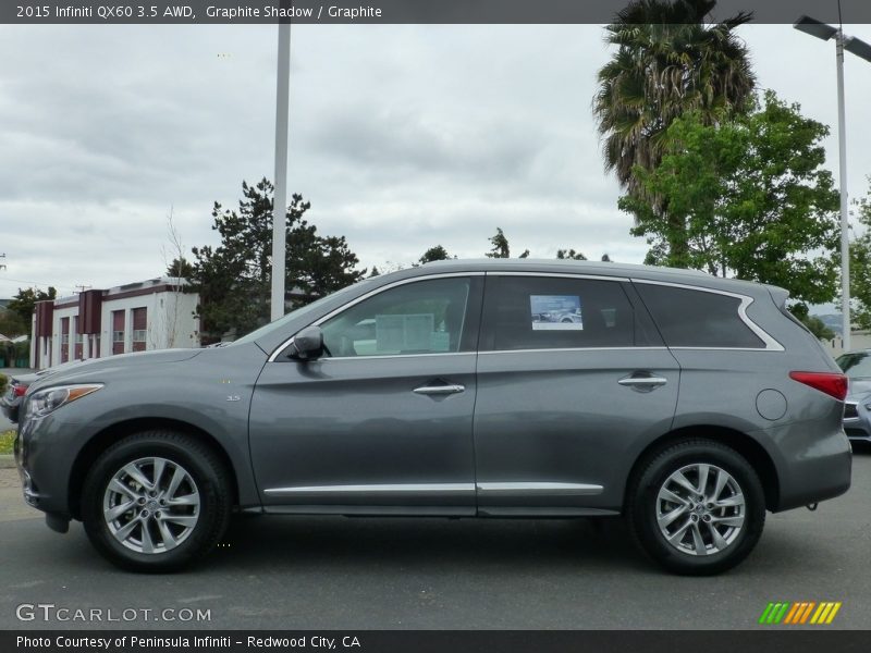 Graphite Shadow / Graphite 2015 Infiniti QX60 3.5 AWD