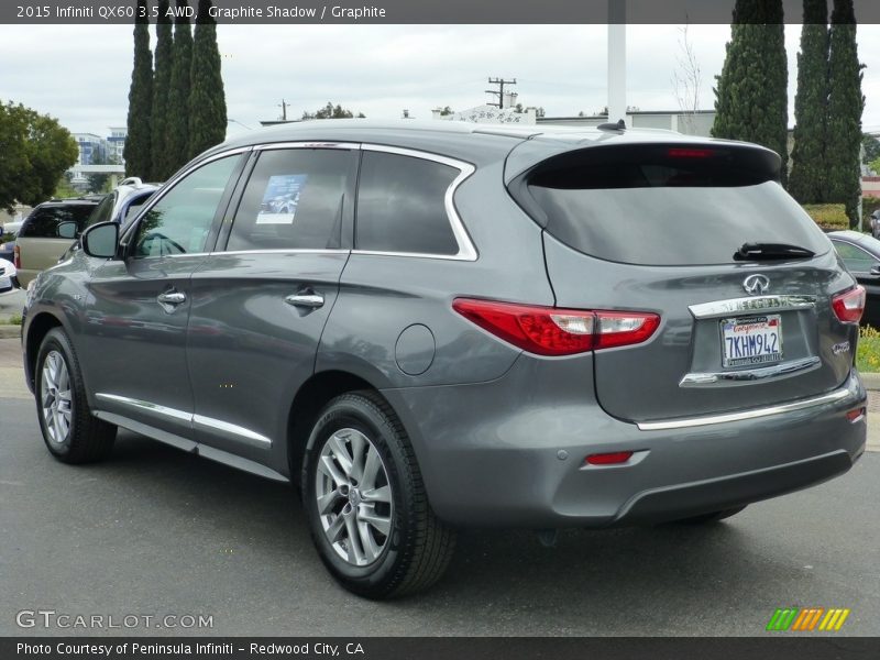 Graphite Shadow / Graphite 2015 Infiniti QX60 3.5 AWD
